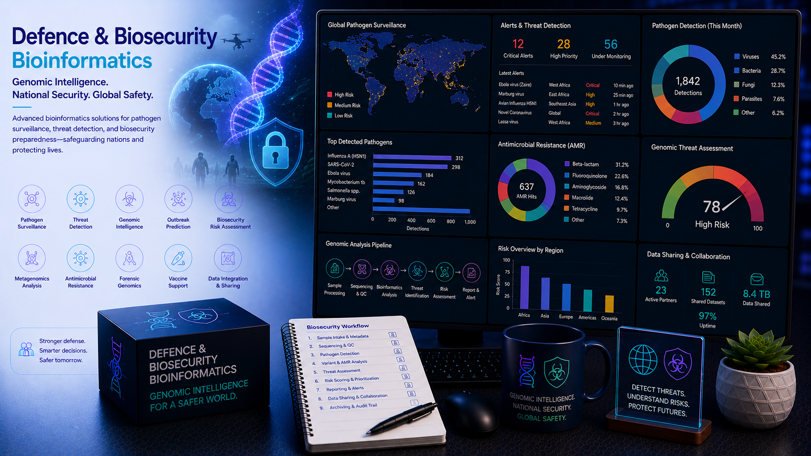 BioinformaticsNext defence biosecurity bioinformatics DSTL pathogen threat genomics