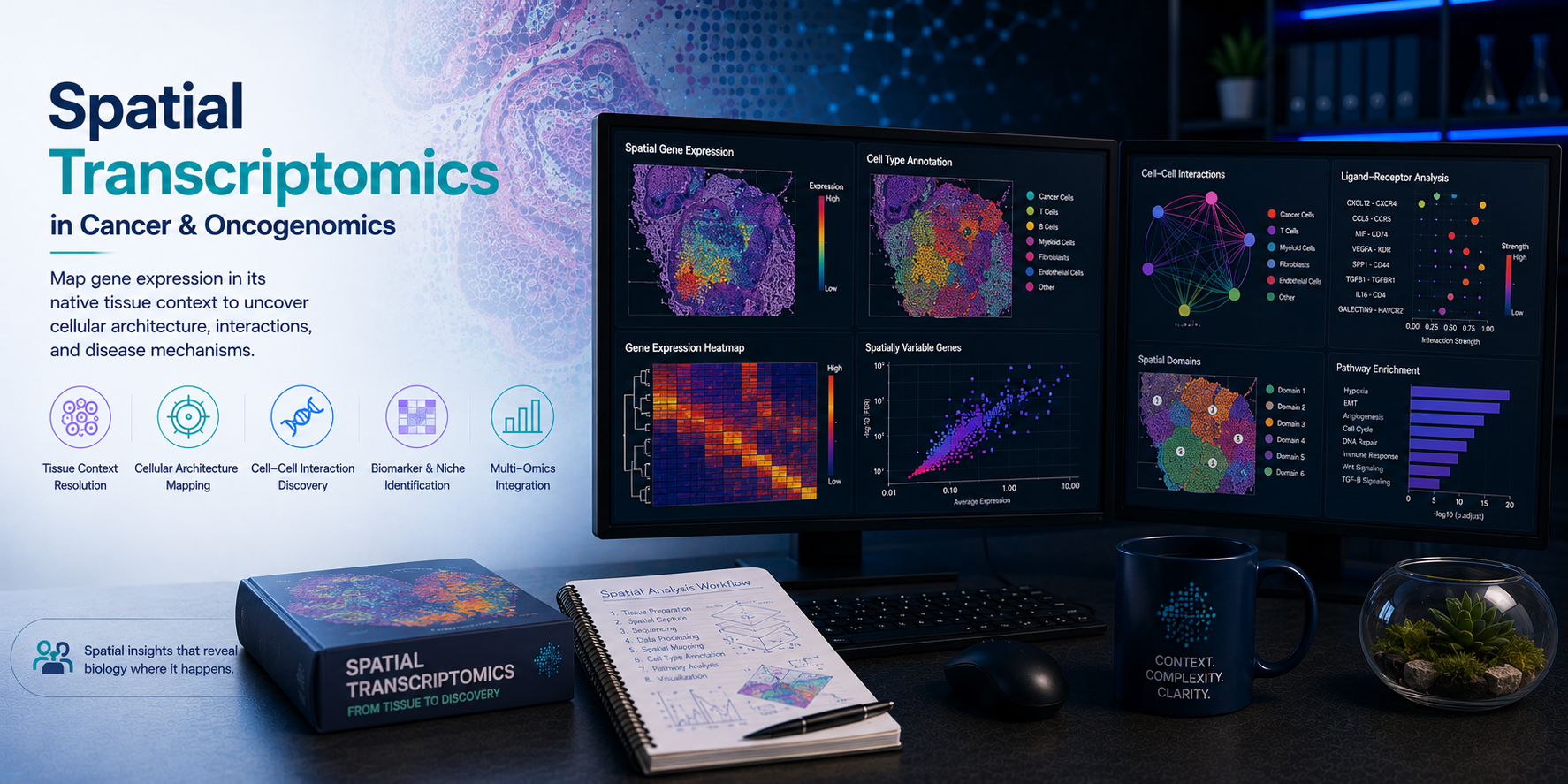 BioinformaticsNext spatial transcriptomics Visium Xenium MERFISH tissue analysis